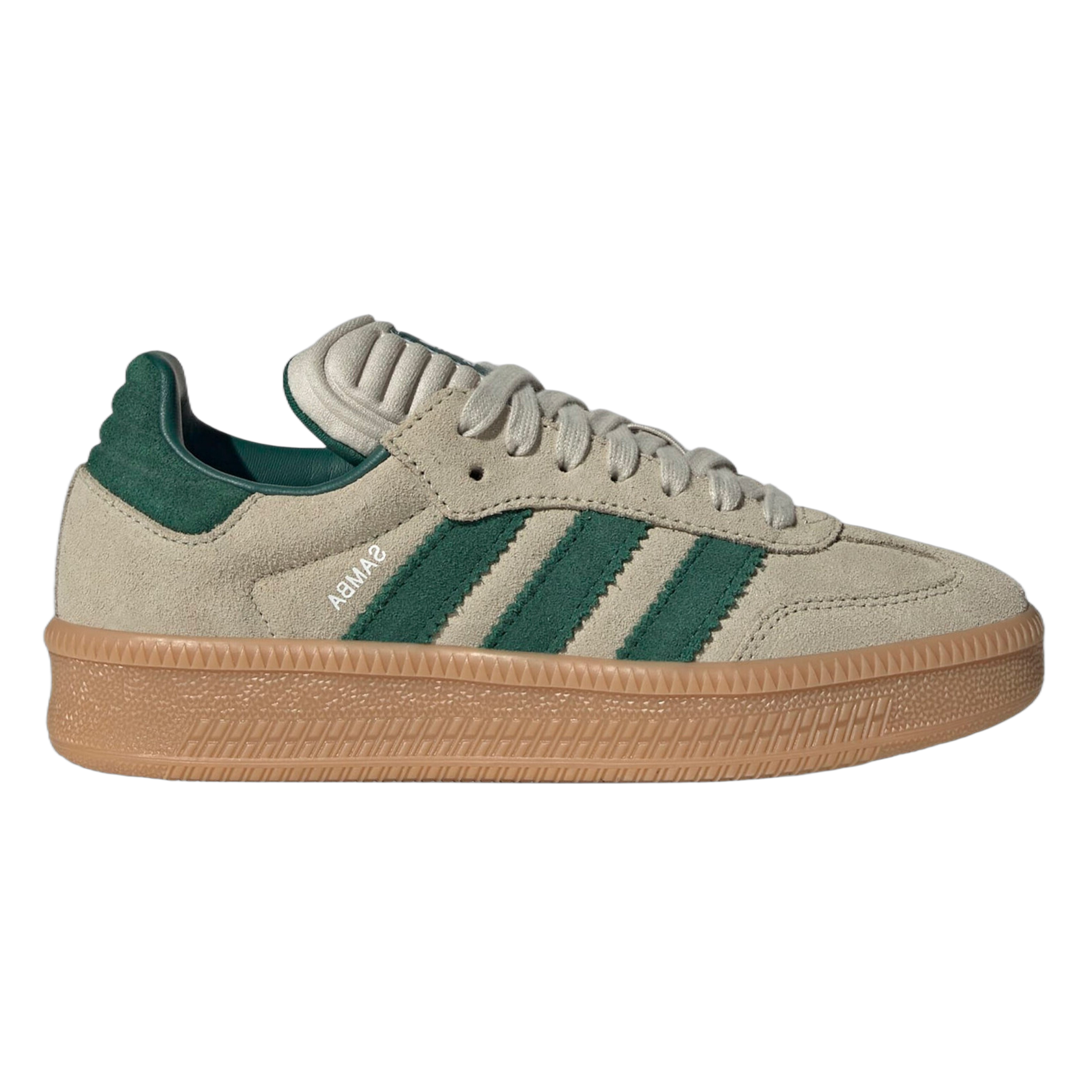 adidas Samba XLG Putty Grey Collegiate Green JI3197