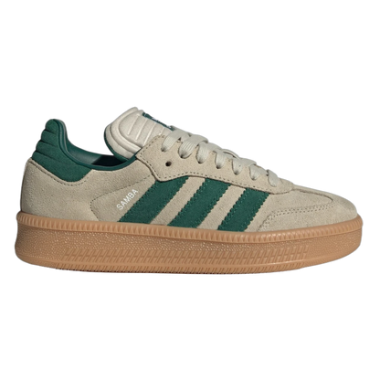 adidas Samba XLG Putty Grey Collegiate Green (GS) JQ9886