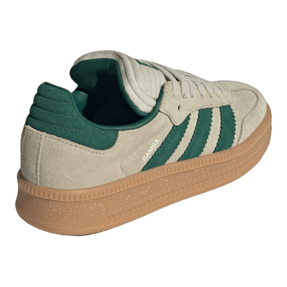 adidas Samba XLG Putty Grey Collegiate Green (GS) Back JQ9886