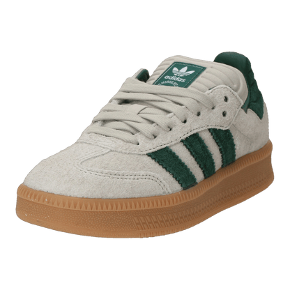 adidas Samba XLG Putty Grey Collegiate Green Side JI3197