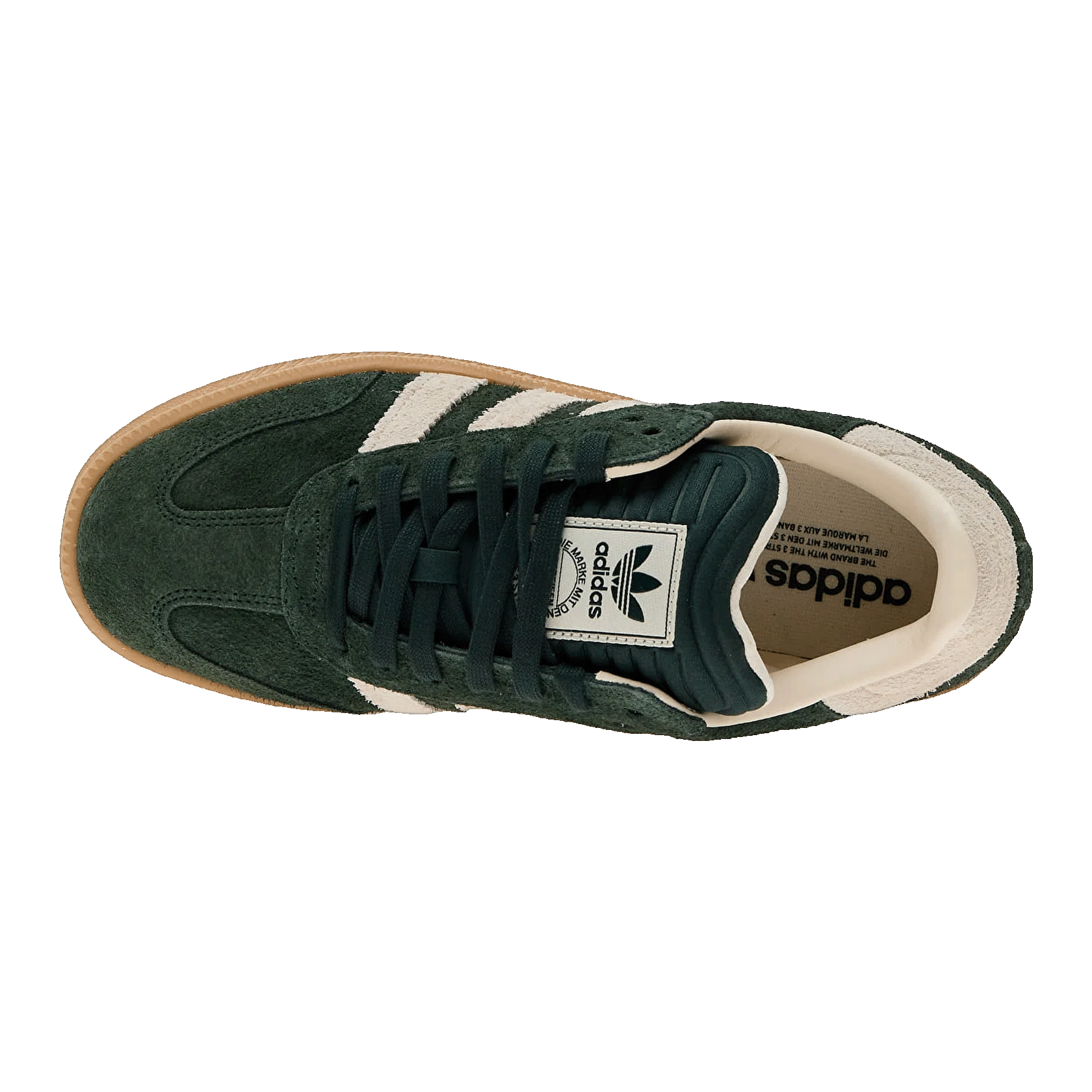adidas Samba XLG Shadow Green Chalk White Oben JI3198