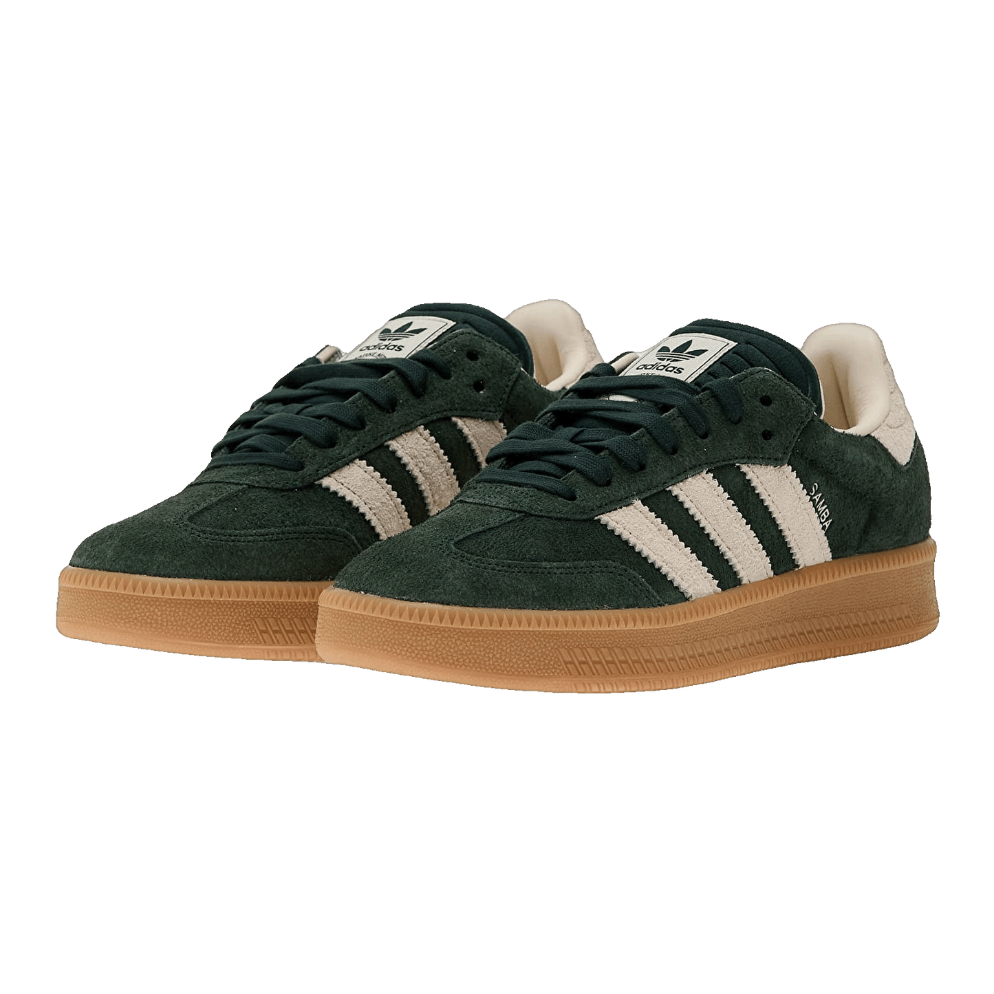 adidas Samba XLG Shadow Green Chalk White Side JI3198