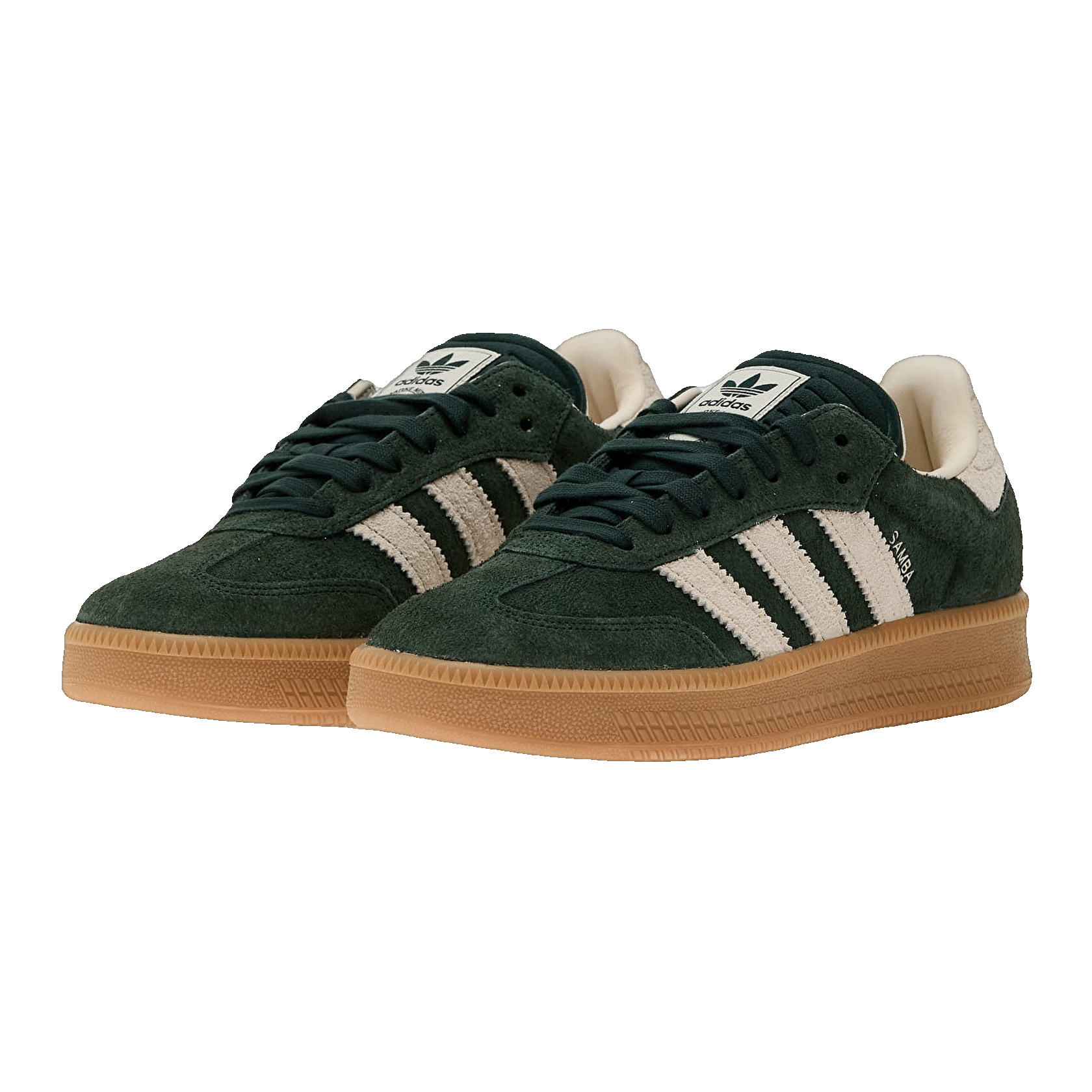 adidas Samba XLG Shadow Green Chalk White Side JI3198