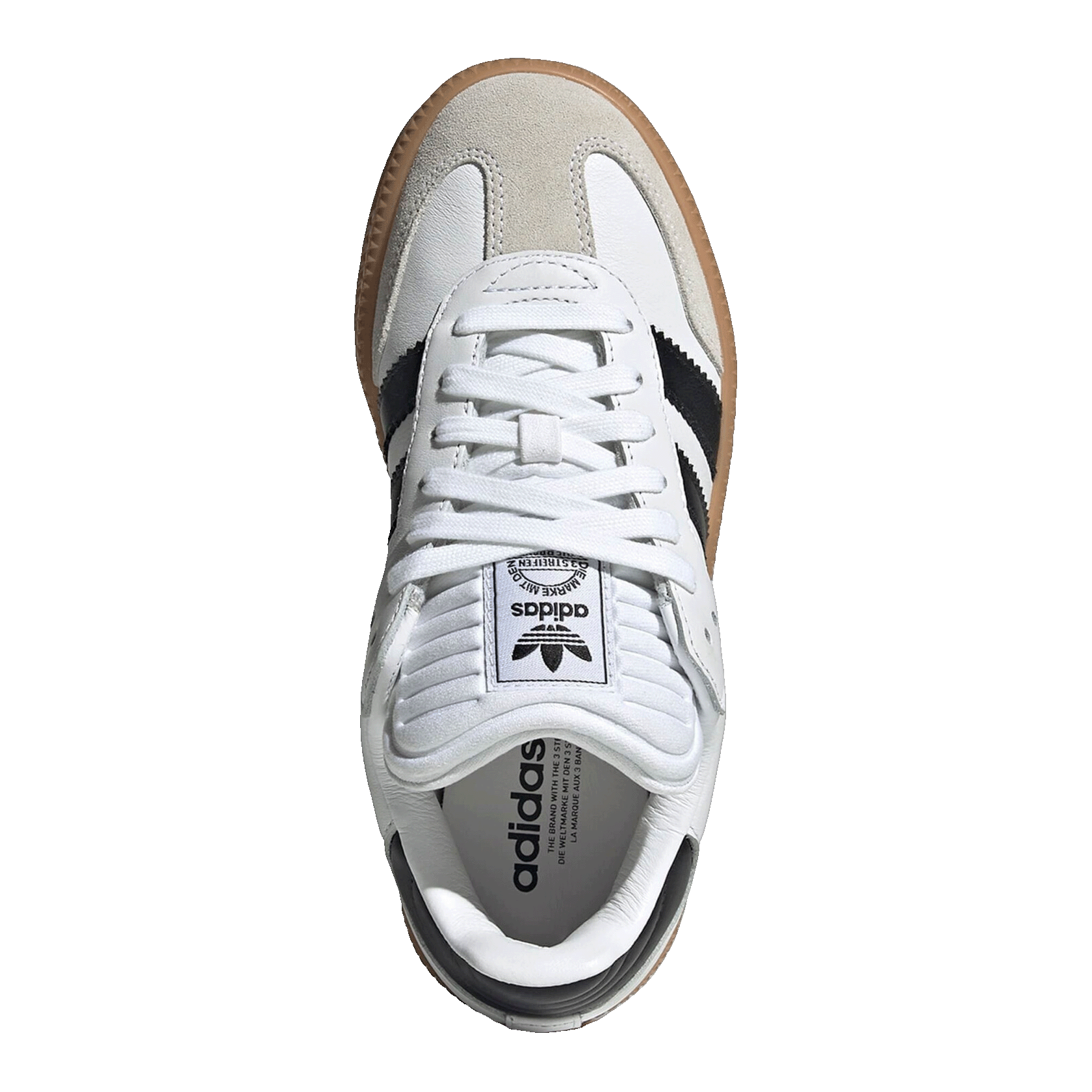 adidas Samba XLG White Black Gum (GS) Oben JH6516