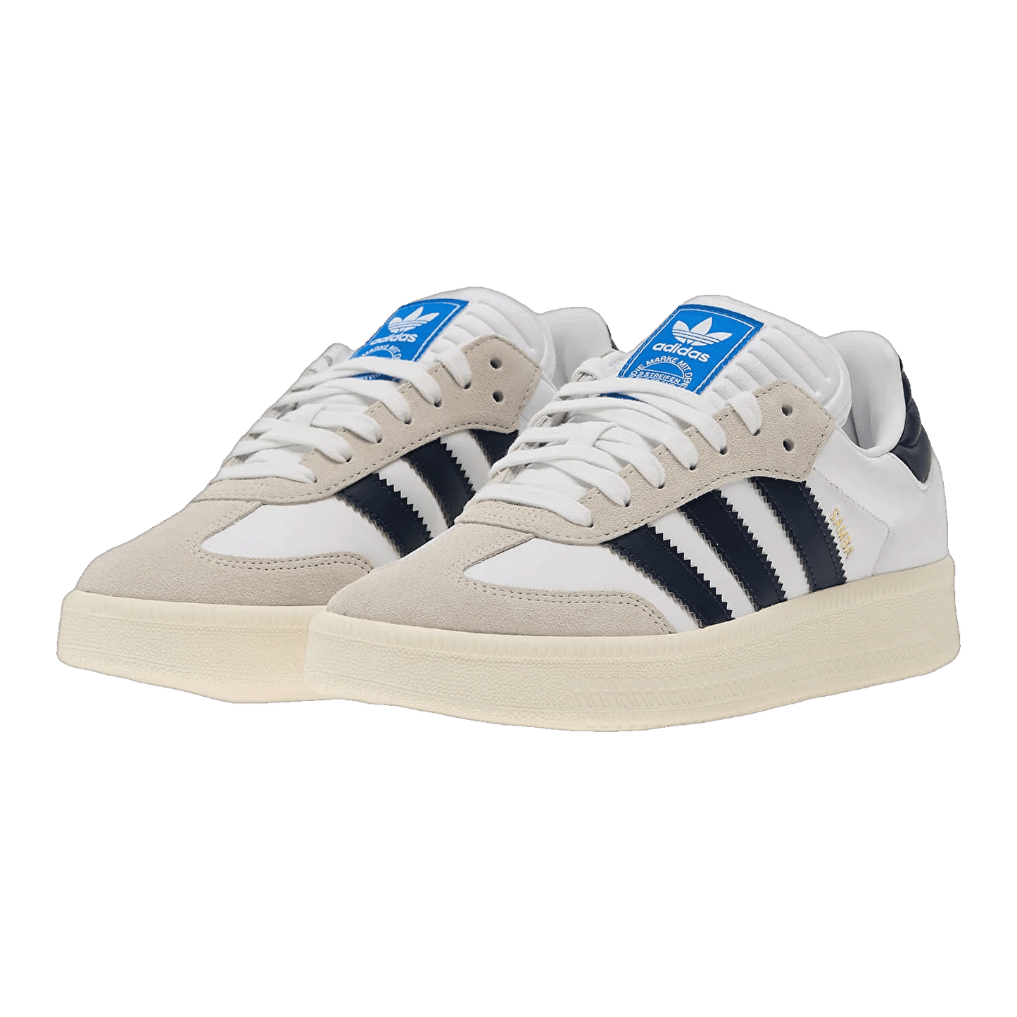 adidas Samba XLG White Night Indigo Side JR0933