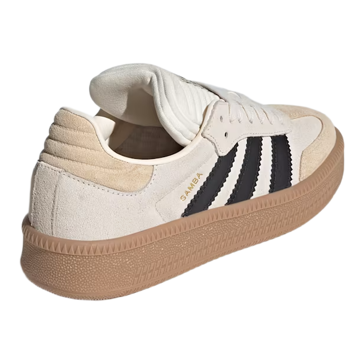 adidas Samba XLG Wonder White Core Black Gum (GS) Back JR1634