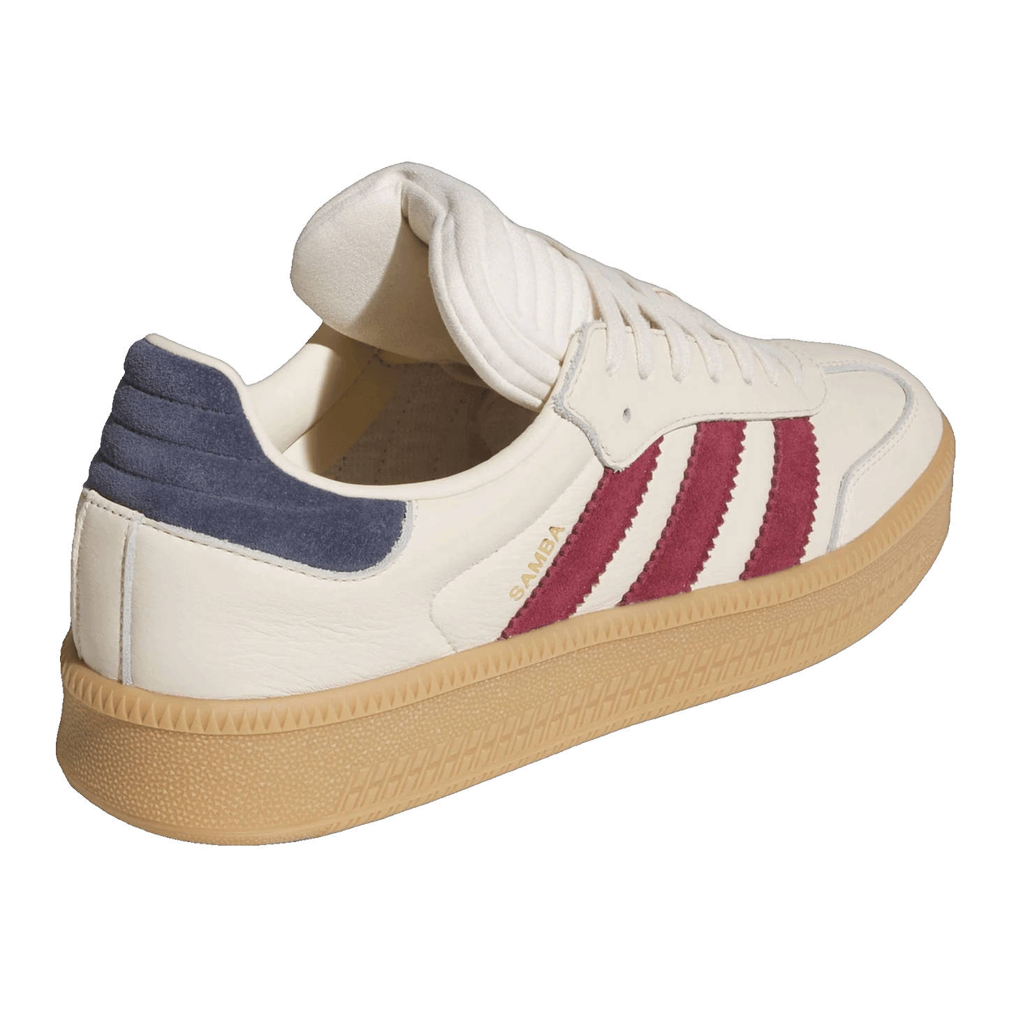 adidas Samba XLG Wonder White Shadow Red Gold Metallic Back