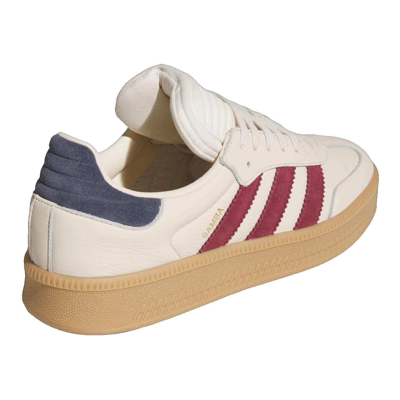 adidas Samba XLG Wonder White Shadow Red Gold Metallic Back