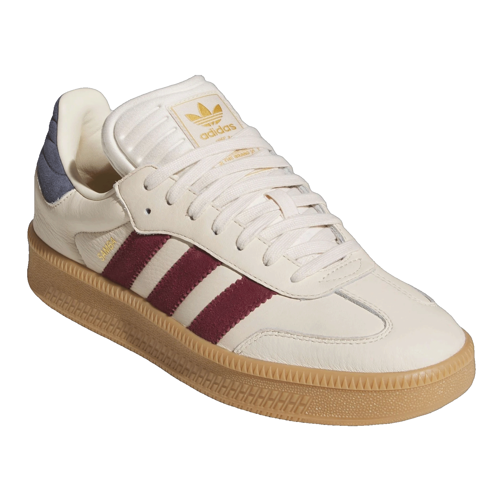adidas Samba XLG Wonder White Shadow Red Gold Metallic Side