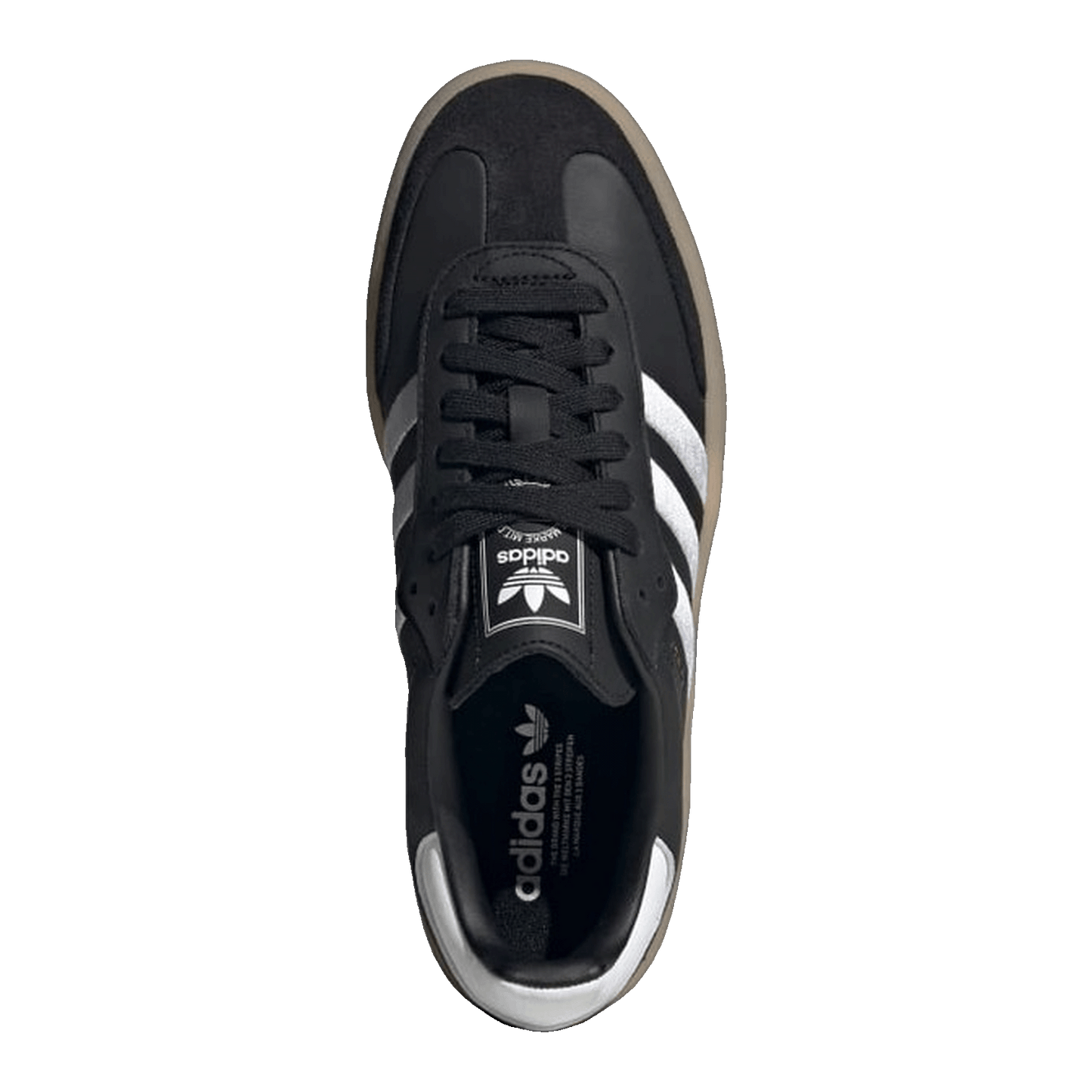 adidas Sambae Black White Gum (W) Oben ID0436