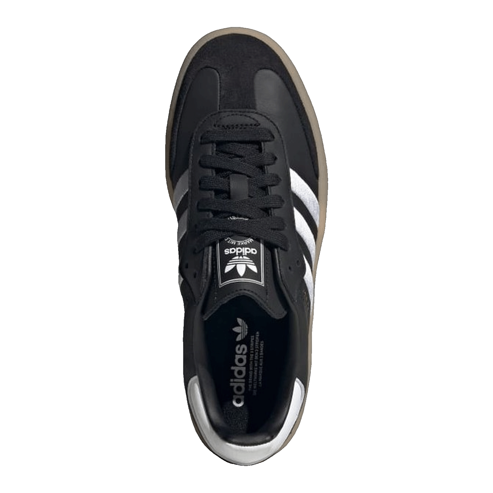 adidas Sambae Black White Gum (W) Oben ID0436