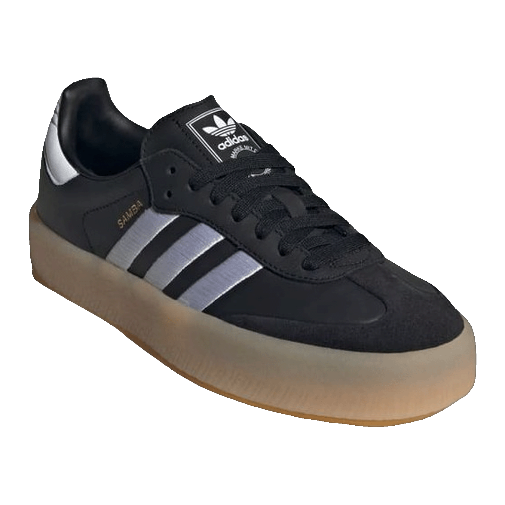 adidas Sambae Black White Gum (W) Side ID0436