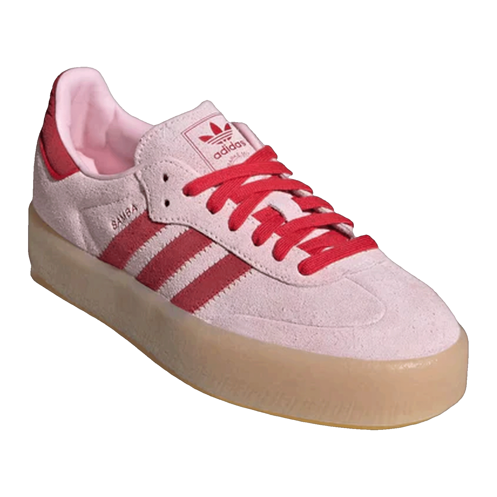 adidas Sambae Clear Pink Better Scarlet (W) Side JS4500