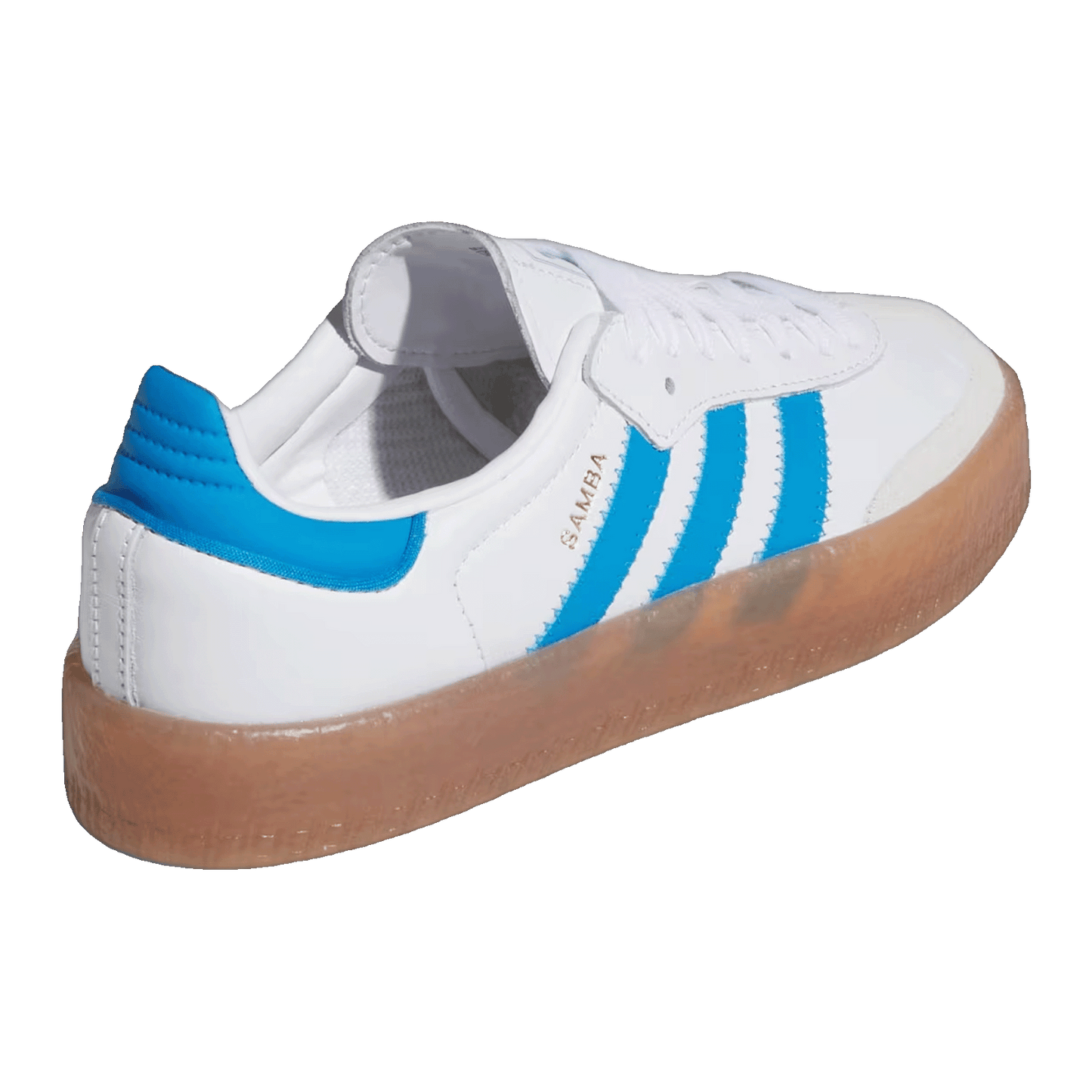 adidas Sambae Cloud White Bright Blue Gold Metallic (GS) Back JQ1236