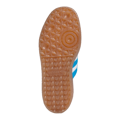 adidas Sambae Cloud White Bright Blue Gold Metallic (GS) Sohle JQ1236
