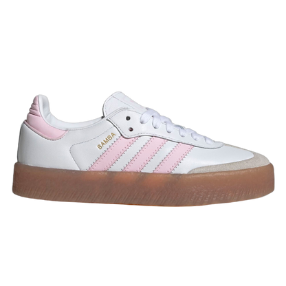 adidas Sambae Cloud White Clear Pink Gold Metallic (GS) JQ1237