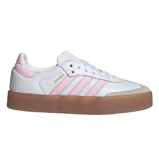adidas Sambae Cloud White Clear Pink Gold Metallic (GS) JQ1237