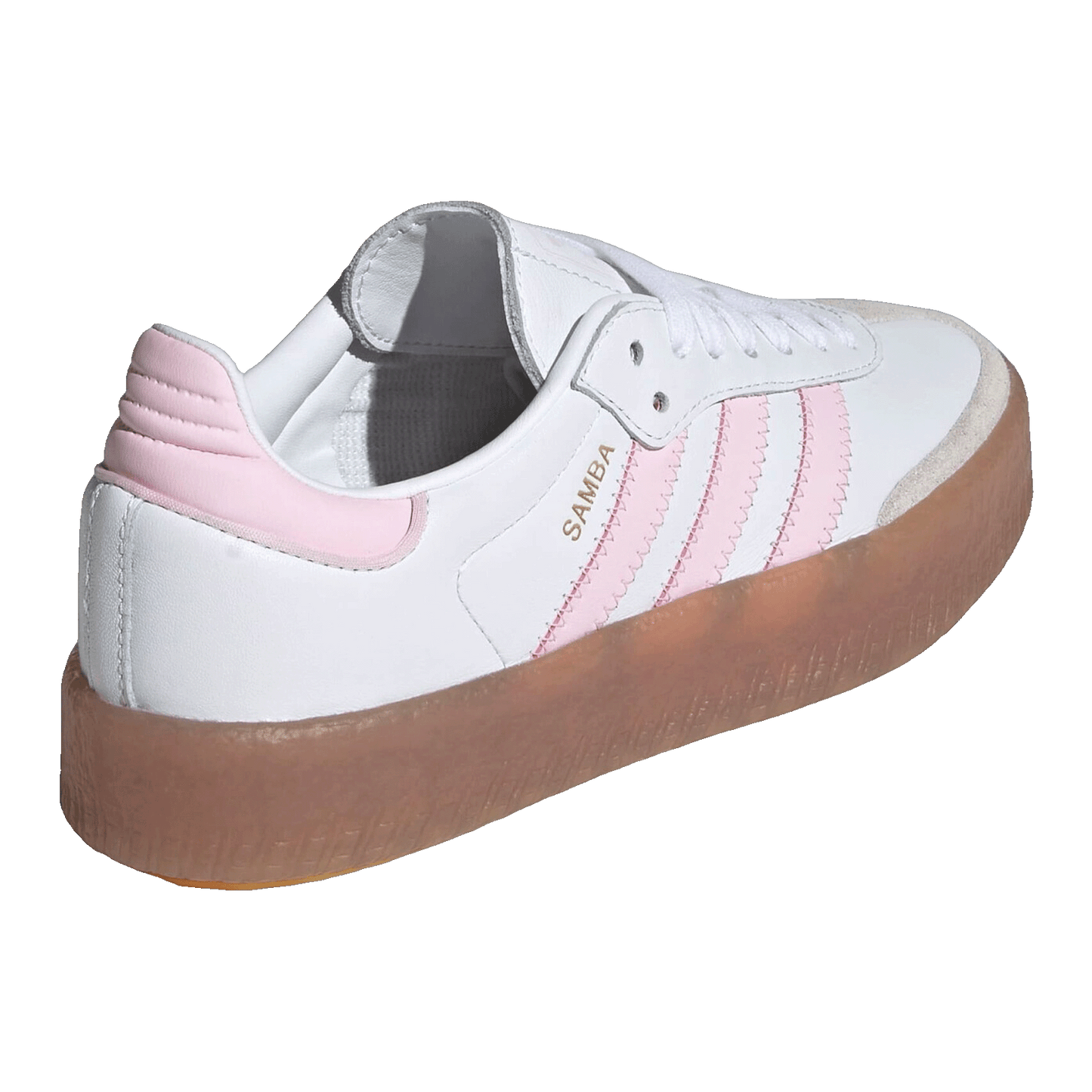 adidas Sambae Cloud White Clear Pink Gold Metallic (GS) Back JQ1237