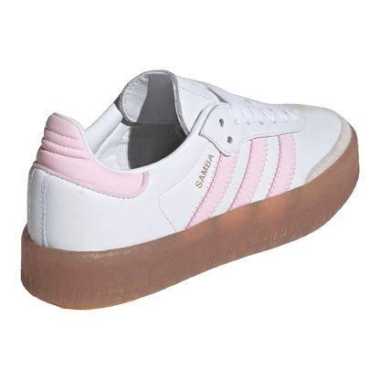 adidas Sambae Cloud White Clear Pink Gold Metallic (GS) Back JQ1237