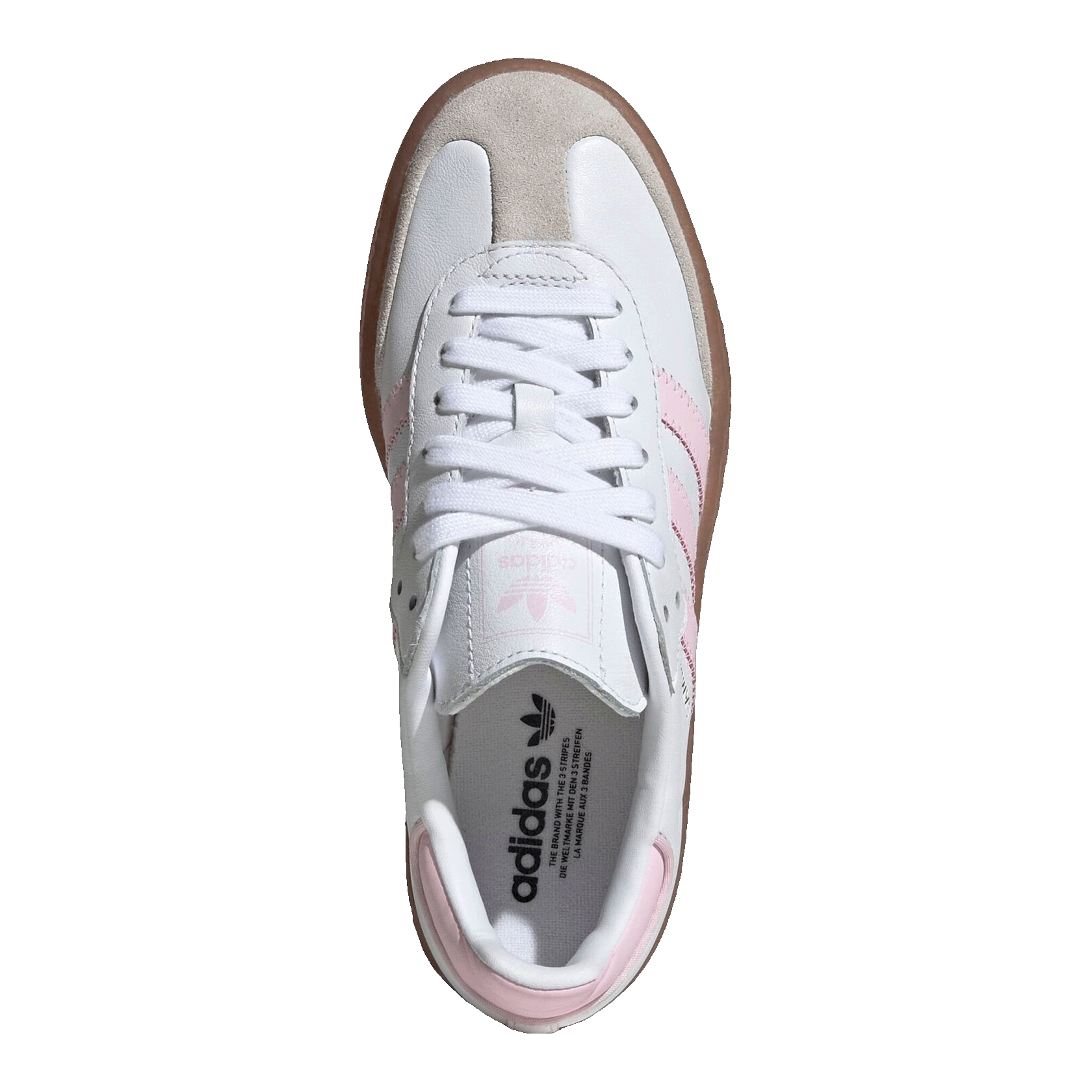 adidas Sambae Cloud White Clear Pink Gold Metallic (GS) Oben JQ1237