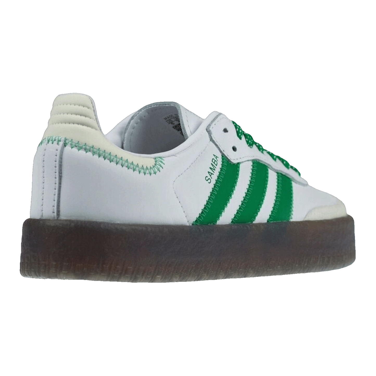 adidas Sambae Cloud White Green (W) Back IE9105