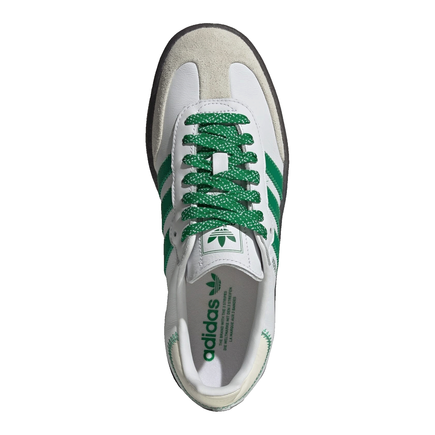 adidas Sambae Cloud White Green (W) Oben IE9105