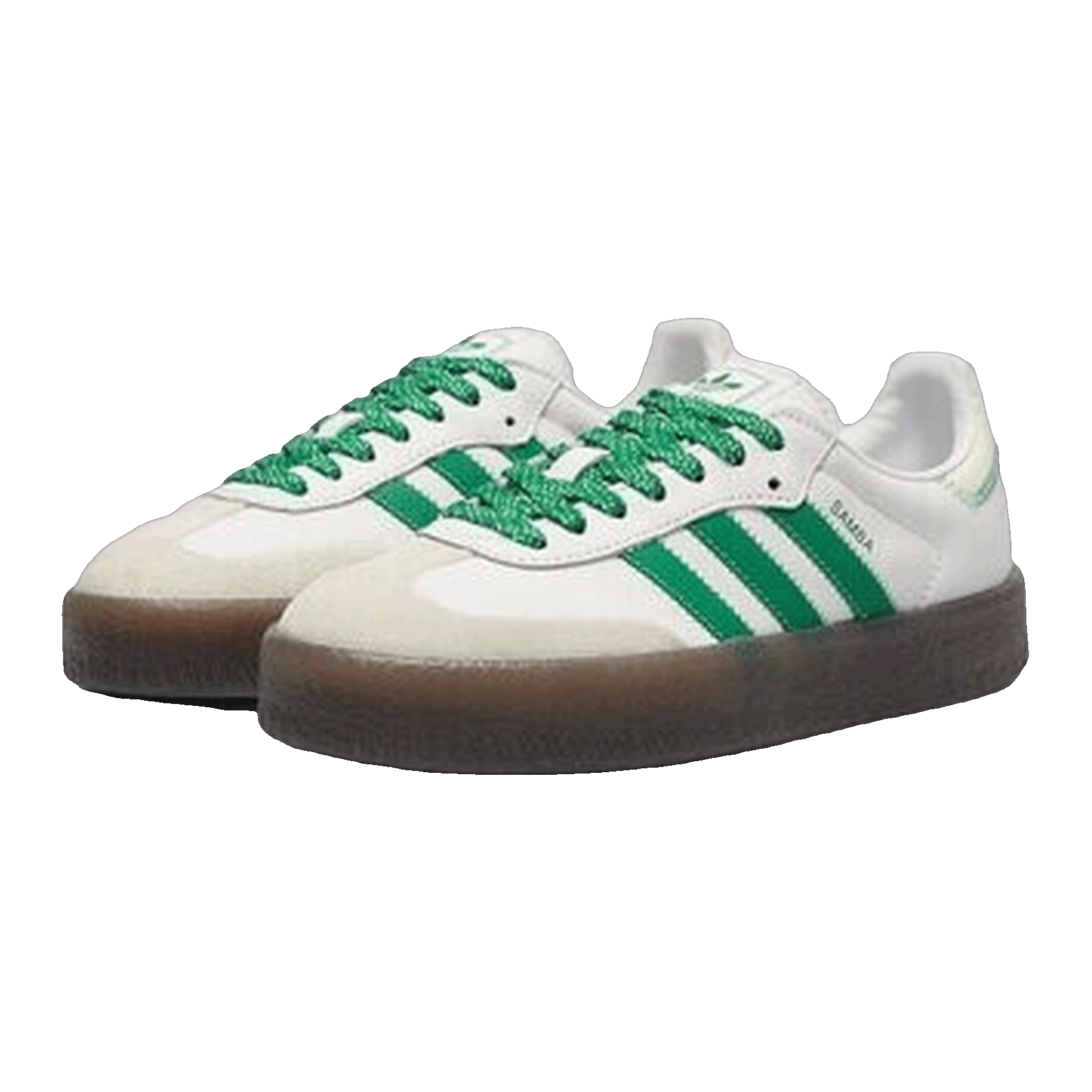 adidas Sambae Cloud White Green (W) Side IE9105