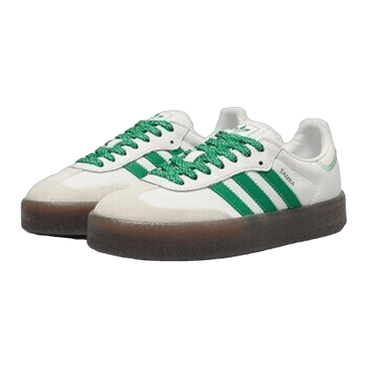 adidas Sambae Cloud White Green (W) Side IE9105