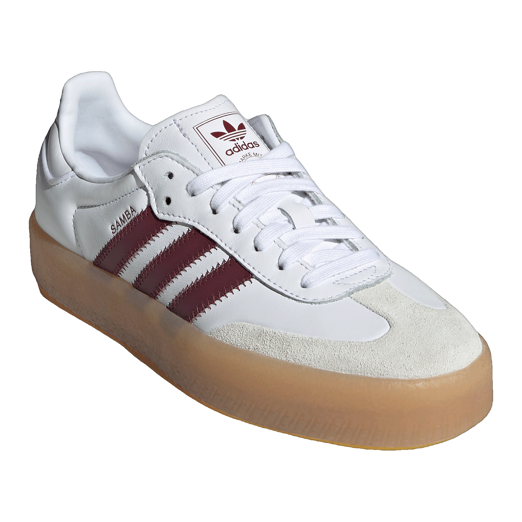 adidas Sambae Cloud White Shadow Red (W) Side JP5610