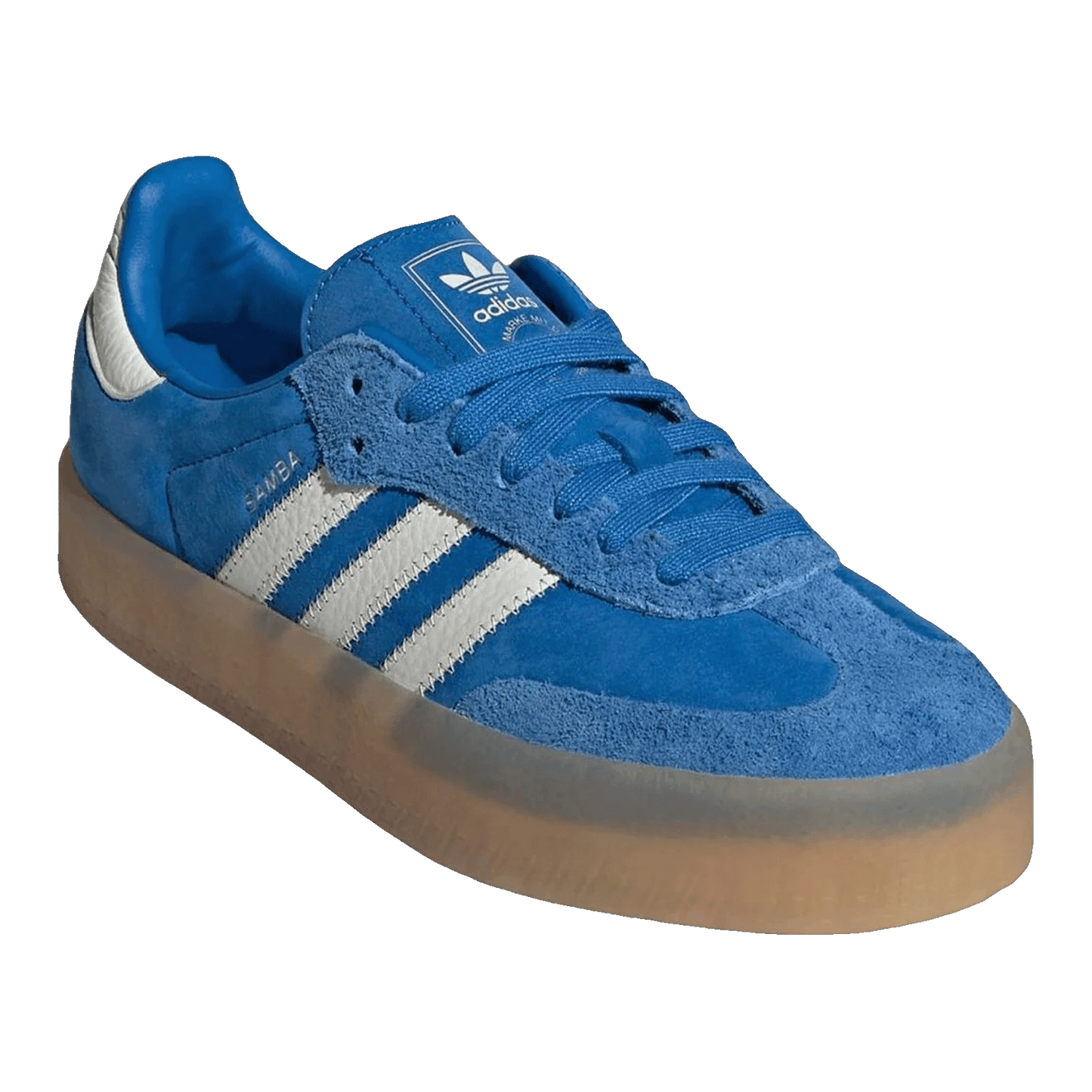 adidas Sambae Cloud White Silver Metallic Gum (W) Side JI2743