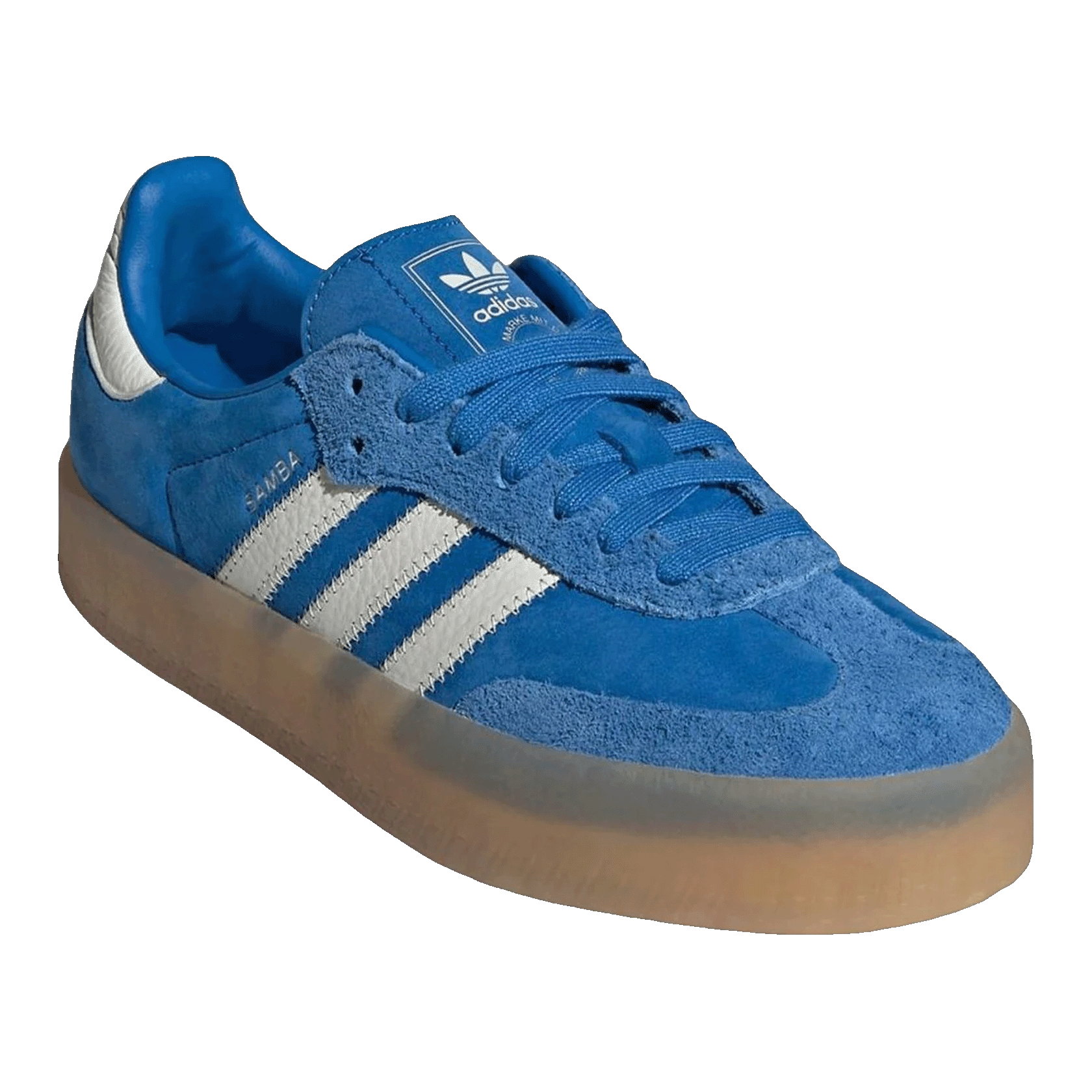 adidas Sambae Cloud White Silver Metallic Gum (W) Side JI2743
