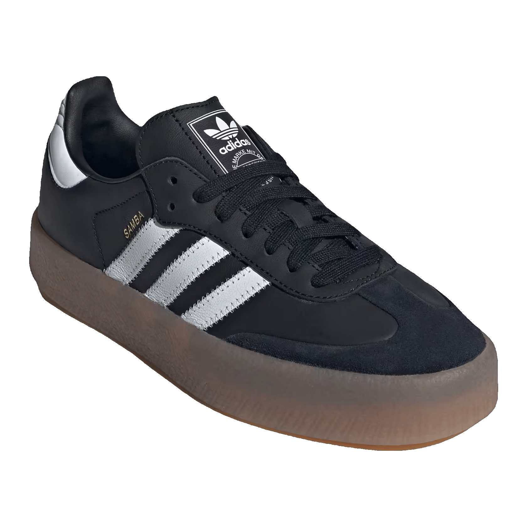 adidas Sambae Core Black Metallic Gold (W) Side JI1350