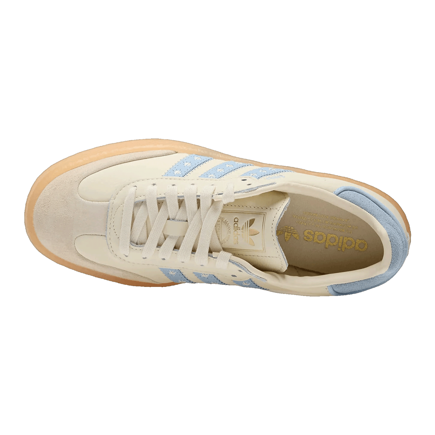adidas Sambae Cream White Clear Sky (W) Oben JS3957