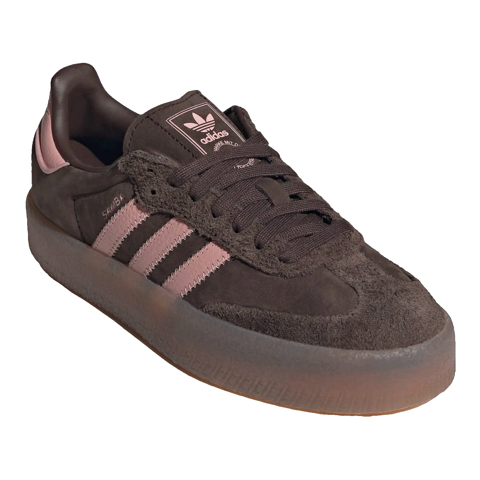adidas Sambae Dark Brown Wonder Mauve (W) Side JI2744