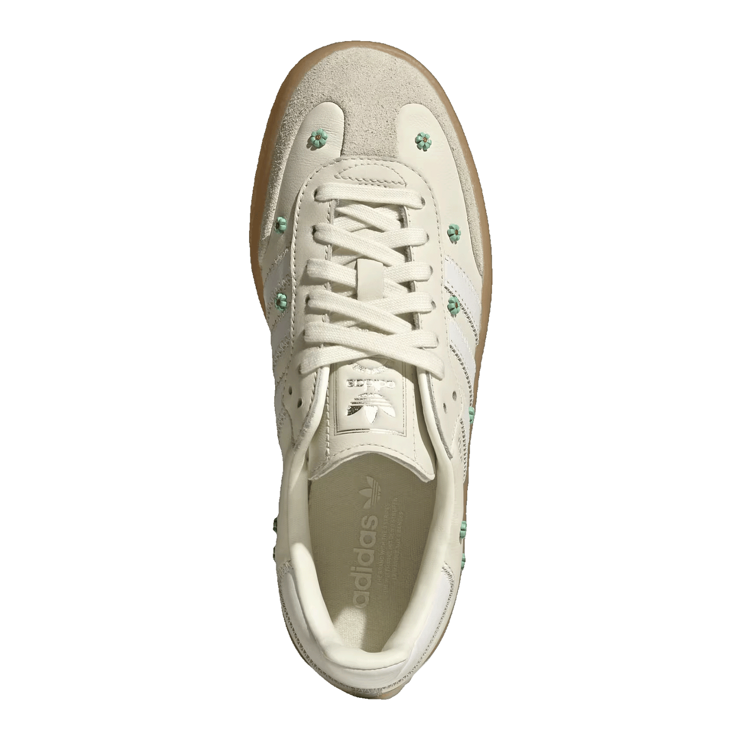 adidas Sambae Off White Cloud White Clear Mint (W) Oben JS3953