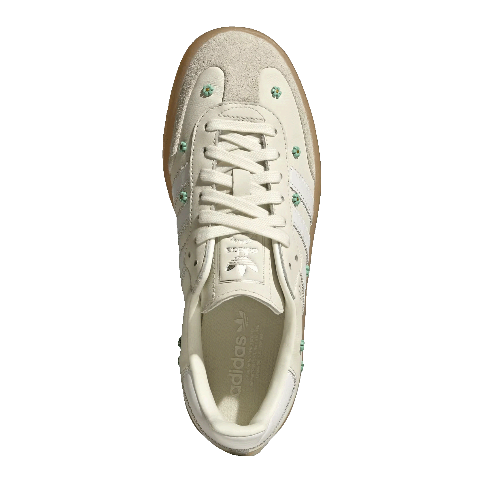 adidas Sambae Off White Cloud White Clear Mint (W) Oben JS3953
