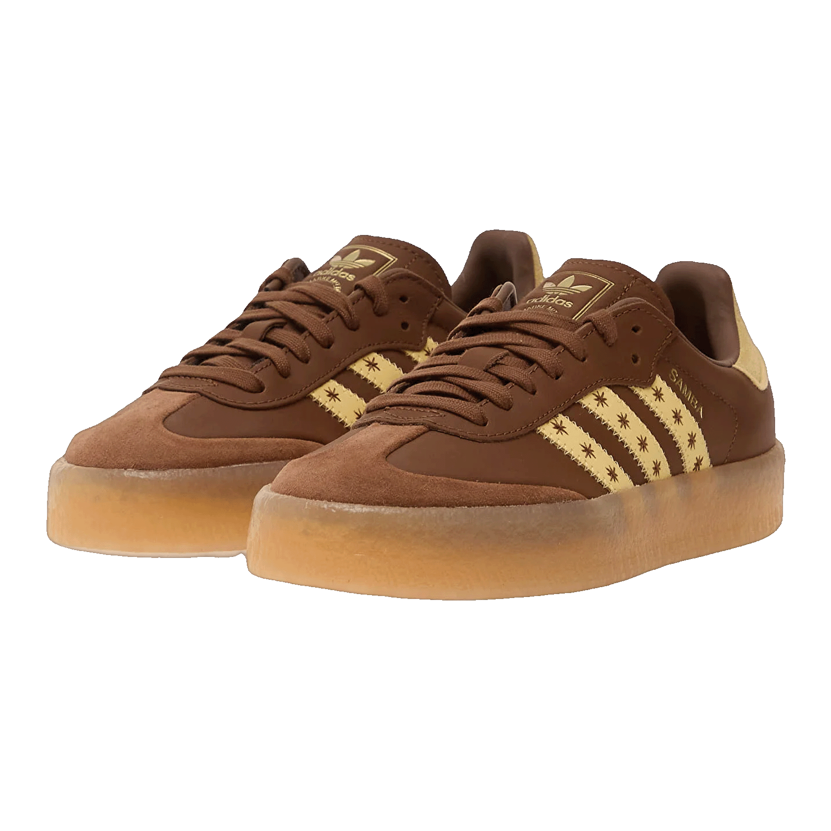adidas Sambae Preloved Brown Orange Tint (W) Side JS3958