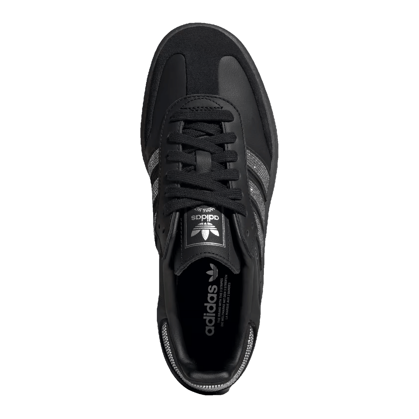 adidas Sambae Rhinestone Black Silver (W) Oben IH4045