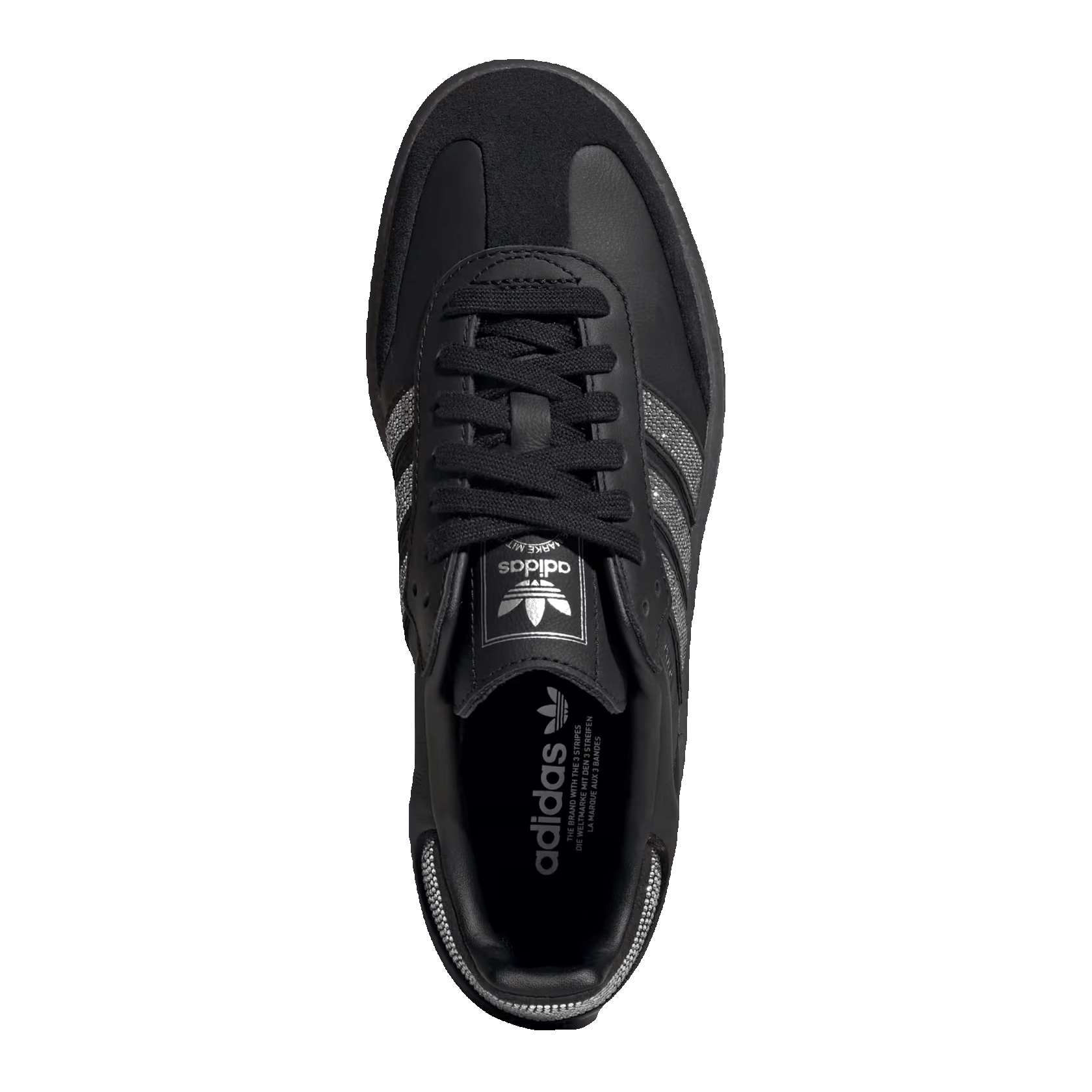 adidas Sambae Rhinestone Black Silver (W) Oben IH4045