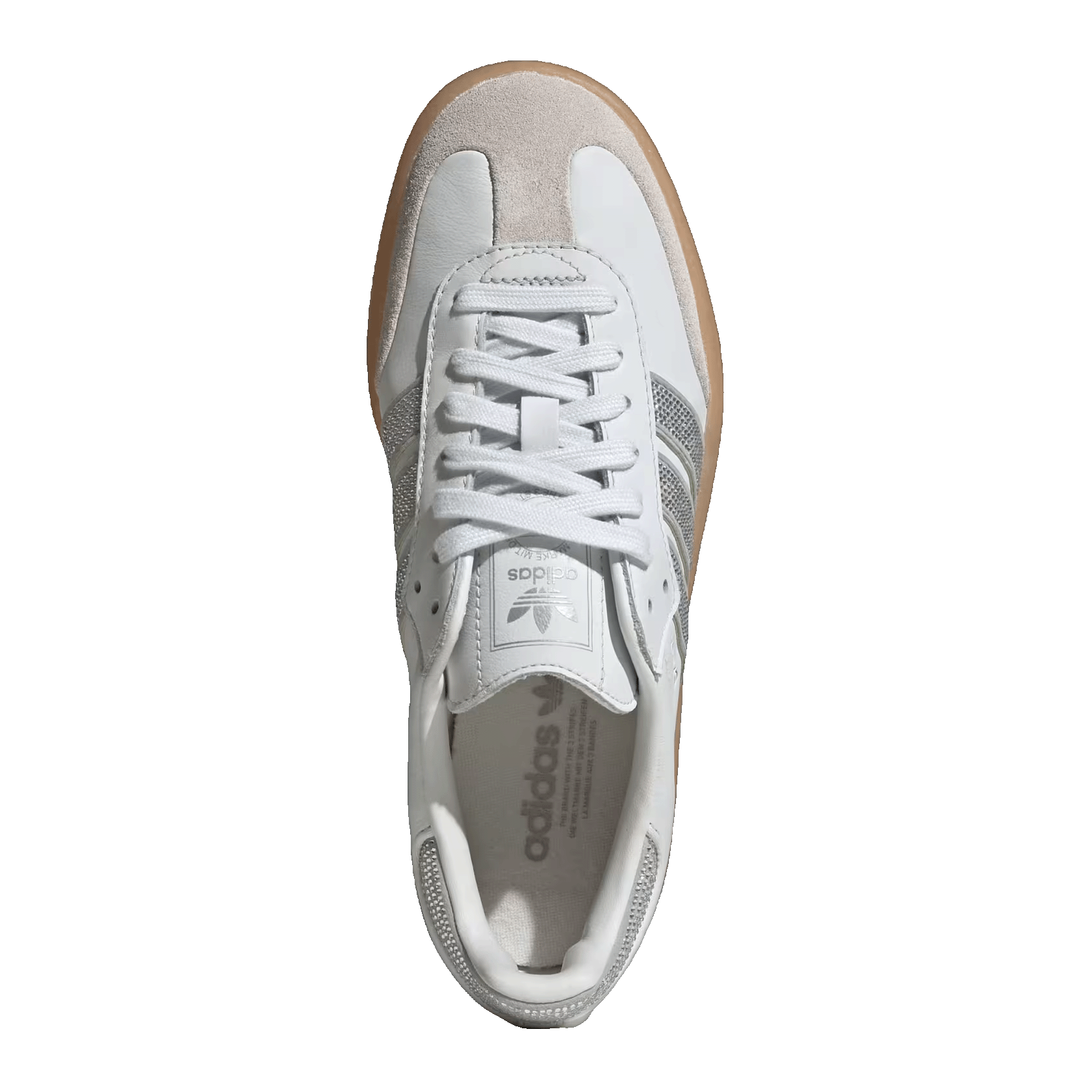 adidas Sambae Rhinestone Crystal White Silver (W) Oben IH4046