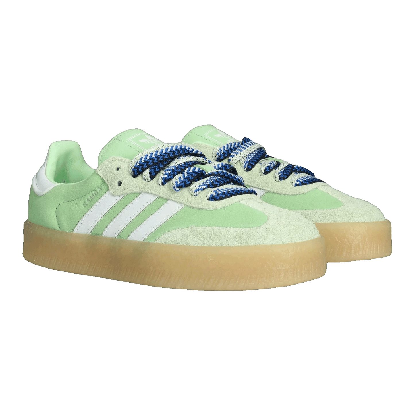 adidas Sambae Semi Green Spark (W) Side JI2738