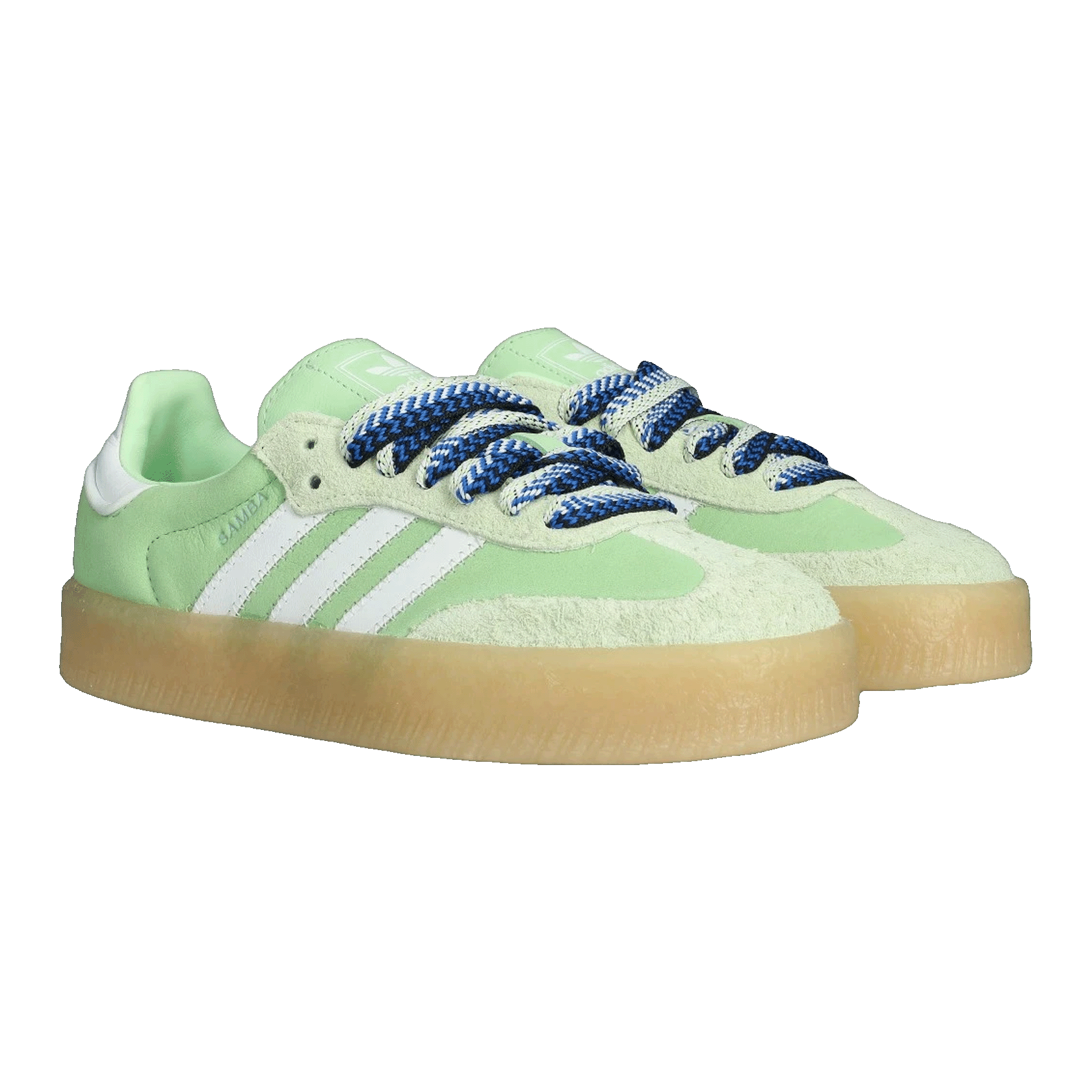 adidas Sambae Semi Green Spark (W) Side JI2738