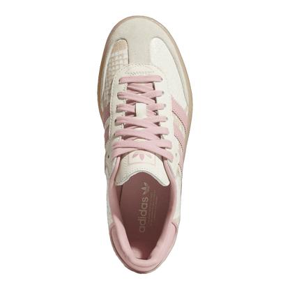 adidas Sambae Snakeskin Cream White Wonder Mauve (W) Oben JR3803