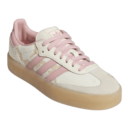 adidas Sambae Snakeskin Cream White Wonder Mauve (W) Side JR3803