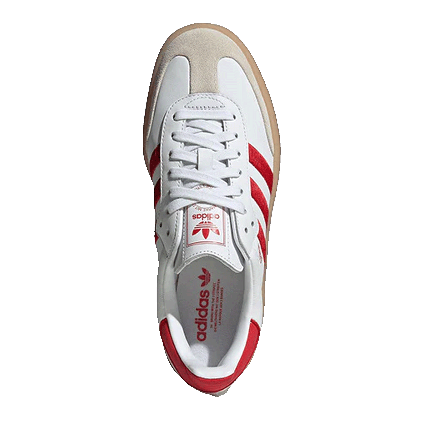 adidas Sambae White Better Scarlet Gum (W) Oben ID0438