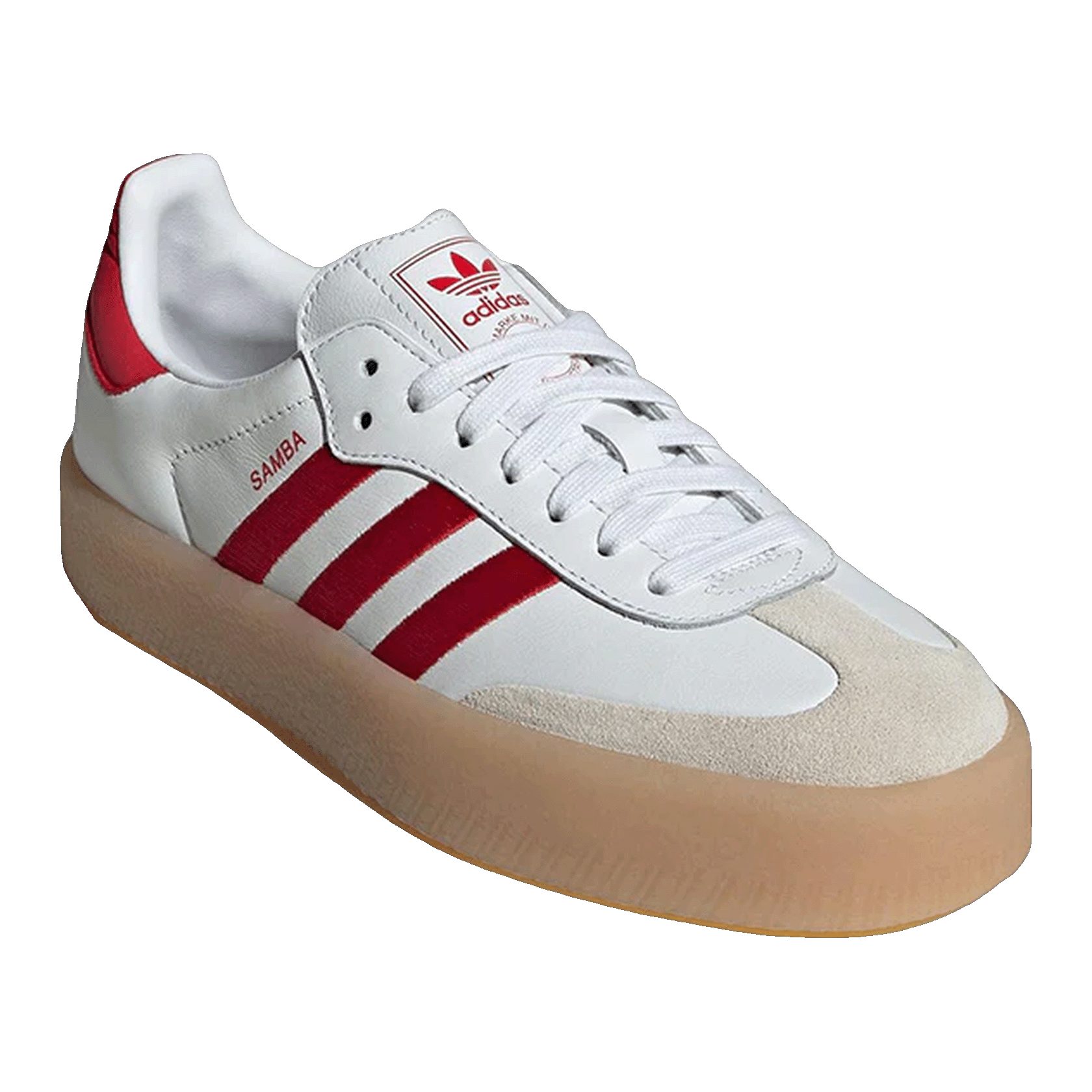 adidas Sambae White Better Scarlet Gum (W) Side ID0438