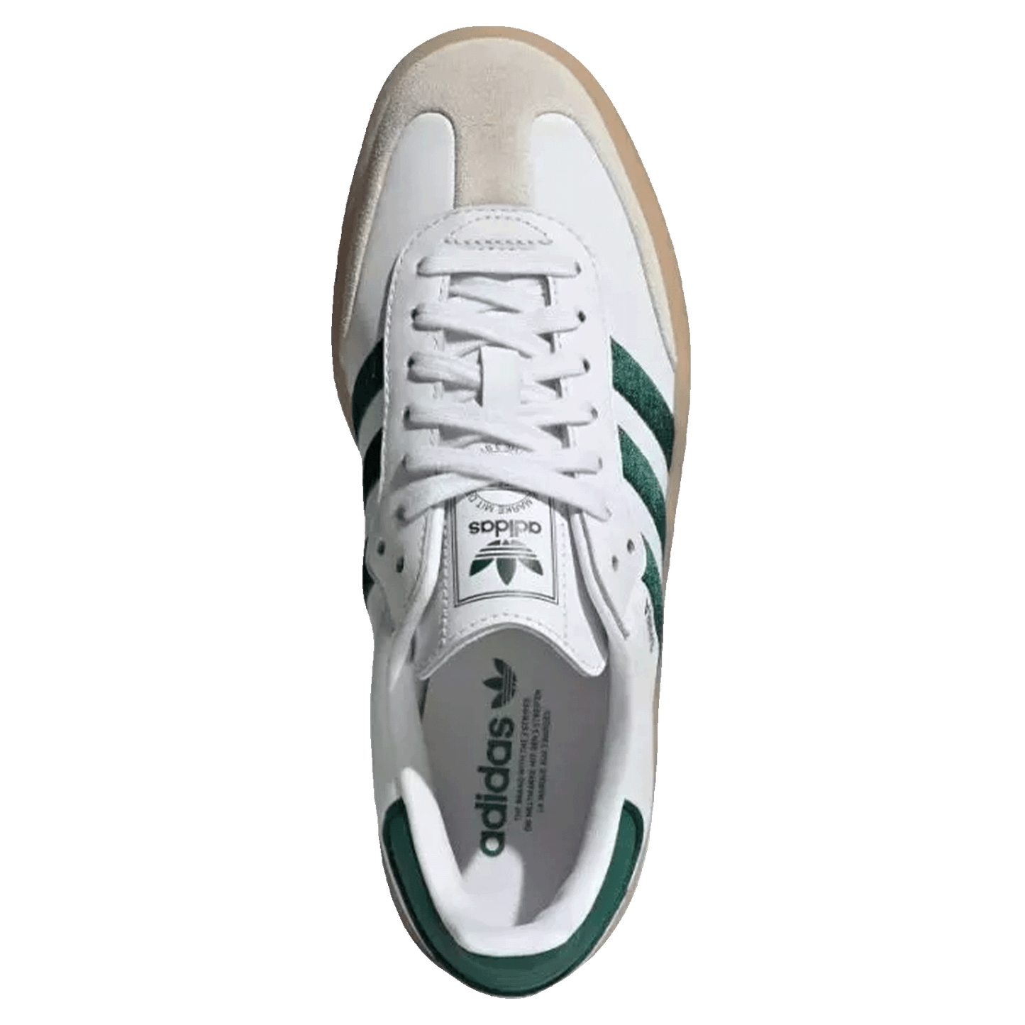 adidas Sambae White Collegiate Green Gum (W) Oben
