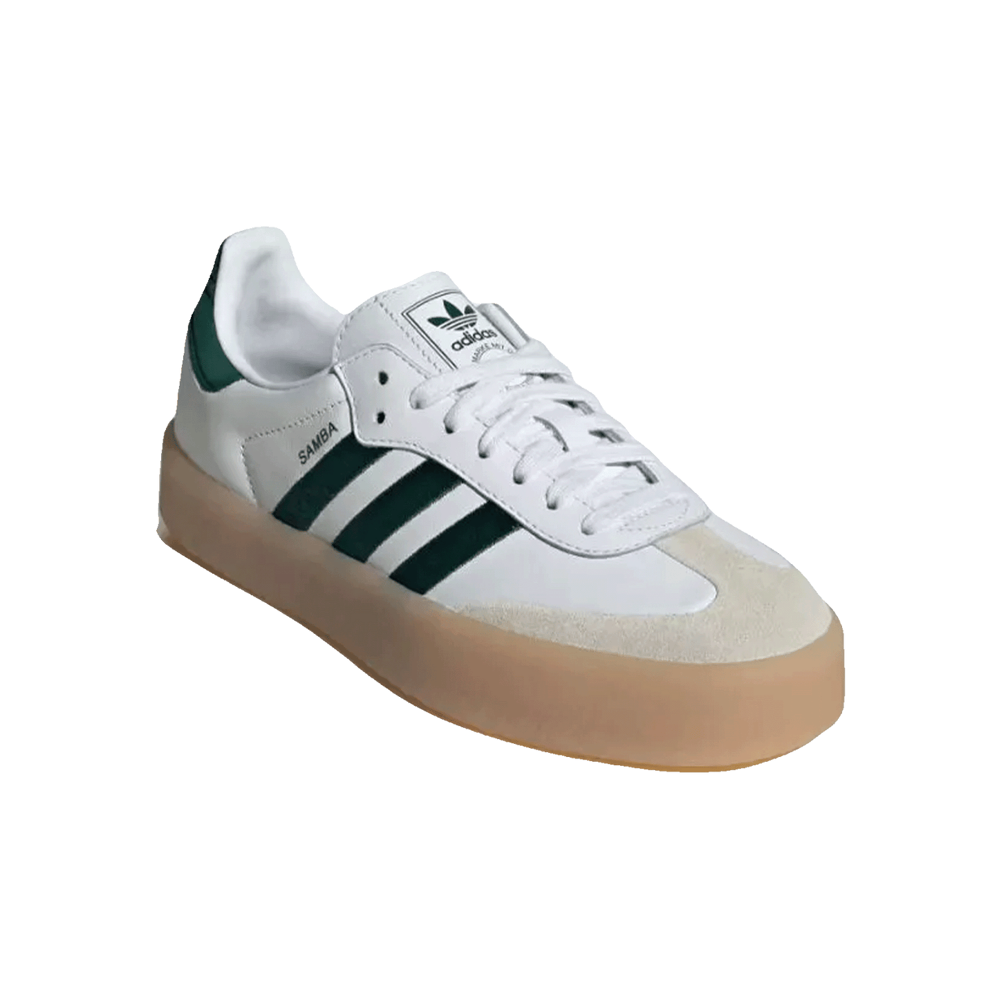 adidas Sambae White Collegiate Green Gum (W) Side