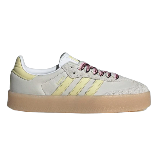 adidas Sambae White Grey Powder Yellow (W) JI2739