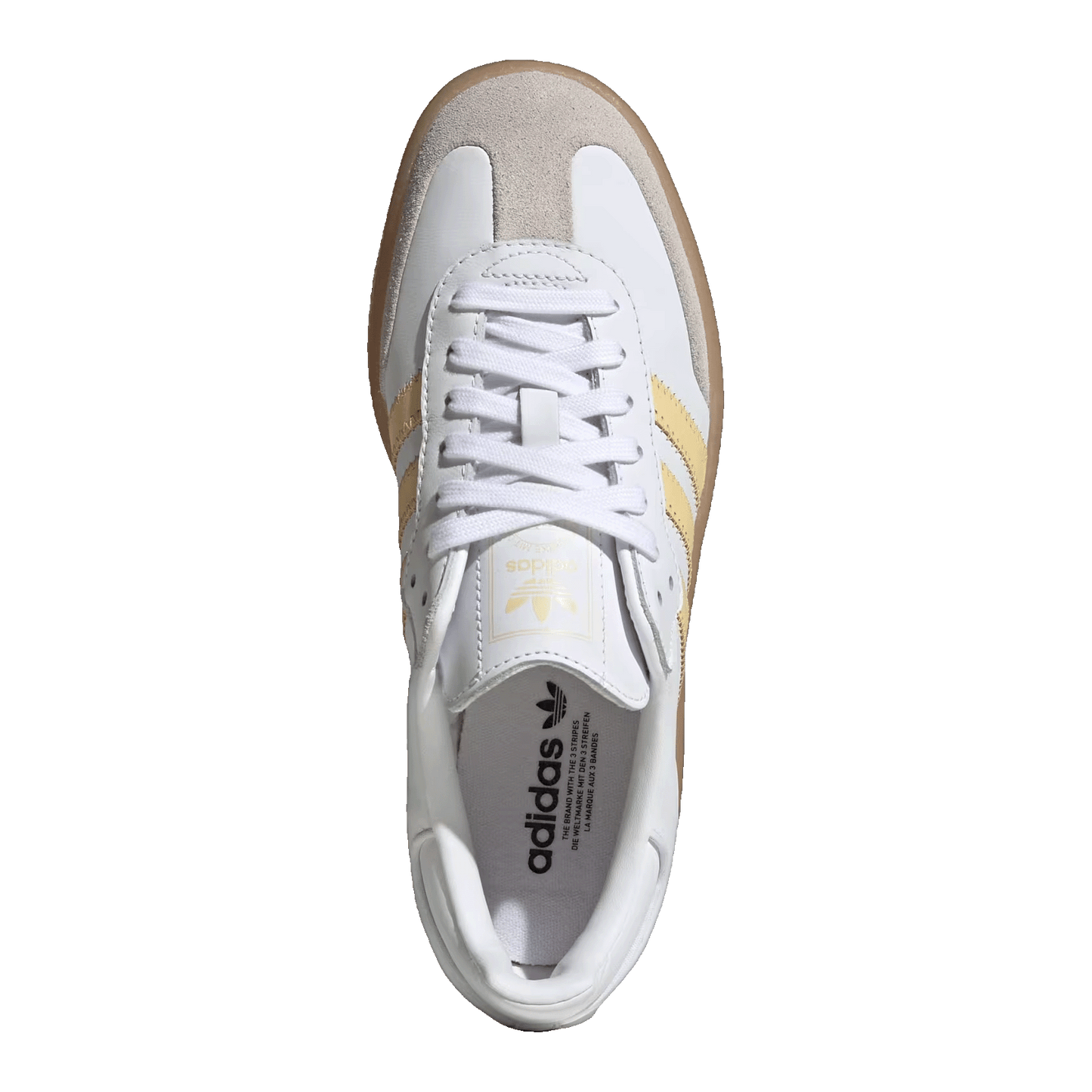 adidas Sambae White Orange Tint Tangerine (W) Oben IH4025